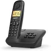 Gigaset Téléphone sans fil dect noir avec répondeur - - BASIC100ANOIR - basic 100a
