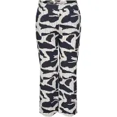 ONLY Pantalon 'CARMisia' marine / blanc