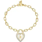 GUESS Love Bites Armband, (18.50 cm, Acier inoxydable)