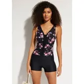 Bonprix Maillot 1 pièce shorty sculptant, maintien léger