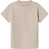 Hackett London pour garçon. HK5000028 Tee-shirt interlock beige (Y13), Casuel, Coton, Manche courte, mode enfantine