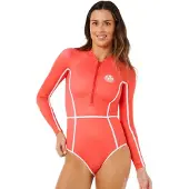 Rip Curl Shorty à Manches Longues Avec Fermeture éclair Frontale Pour Femme Classic Surf