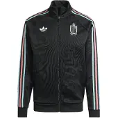 Adidas Veste de survêtement 'RBFA' bleu clair / rose / noir / blanc