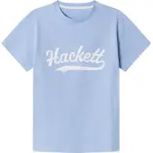 Hackett London Logo Short Sleeve T-shirt Bleu 13 Years Garçon