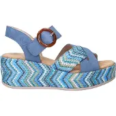 Rieker Sandalen Hak Sandalen Hak - Blauw - Maat 40