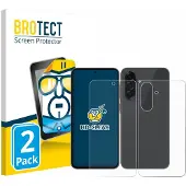 BROTECT Protection Clair (2 pcs, Samsung Galaxy A36), Téléphone portable : film de protection, Transparent