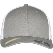 Flexfit Casquette gris chiné / blanc