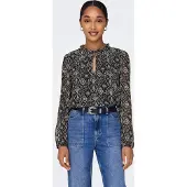 ONLY Chemisier 'ONLDitsy' noisette / gris / noir