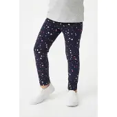 Happy girls Leggings marine / rose / grenadine / blanc