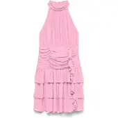 Vero Moda Robe de cocktail 'VMSERENA' rose clair