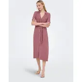 ONLY Robe-chemise 'ONLSiesta' rose foncé