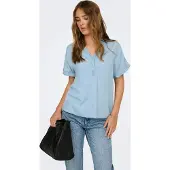 ONLY Chemisier 'ONLCharis' bleu clair