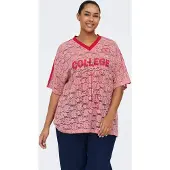 ONLY T-shirt 'CARKIA' rose / rouge vif