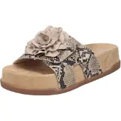 Rieker Mule beige / beige foncé / brun foncé
