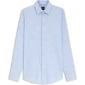 BOSS Chemise Slim en tissu stretch performant à carreaux