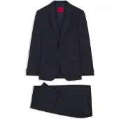 HUGO Costume deux pièces Slim en laine mélangée
