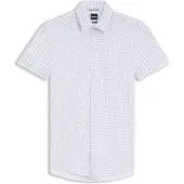BOSS Chemise slim en jersey stretch imprimé performant