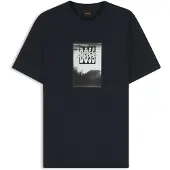 BOSS Dj Short Sleeve T-shirt Bleu S Homme