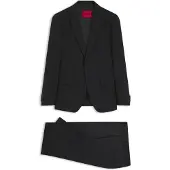 HUGO Costume deux pièces Slim en laine mélangée