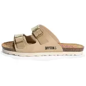Bayton Mule 'ASTRAKAN' beige / noir