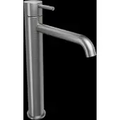 Blaufoss Round 2.0 EcoStart robinet de lavabo réhaussé Brushed GunMetal