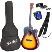 Fazley W70-DMSB ColourTune pack débutant guitare folk