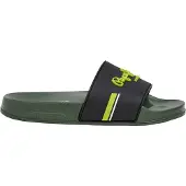 Pepe Jeans pour garçon. PBS700001 Pantoufles Zone B verte (39), Plat, Aucun, Beachwear, mode enfantine