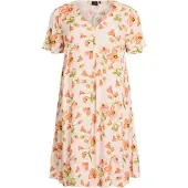 Zizzi Robe 'Bella' jaune / kiwi / pitaya / rose pastel