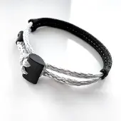 PLASTIMO Adjustable K6 Shackle Argenté