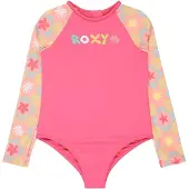 Roxy Shorty à Manches Longues Avec Fermeture éclair Au Dos Pour Junior Check Tw