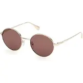 MAX&Co. Mo0166 Woman Sunglasses Doré Smoke/CAT3 Femme