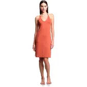 Emporio Armani pour femme. EW004085_AF20255 Robe de plage brun rougeâtre (XL), Marron, Casuel, Polyamide, Sans manches / bretelles