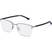 Rodenstock Lunettes de Vue R7183 56/18/145 Dark grey, dark blue Metallo MAN R7183