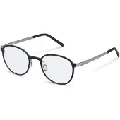 Rodenstock Lunettes de Vue R7169 48/21/140 Black, dark grey Metallo MAN R7169