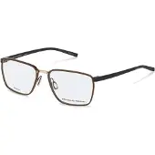 Porsche Design Lunettes de Vue P8787 57/17/145 Brown, gold Metallo MAN P8787