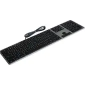 Matias FK318B-FR Wired Aluminum Keyboard for MAC Space Gray