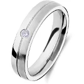 Lucardi Bague argent / transparent