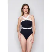 JOOP! Maillot de bain noir / blanc