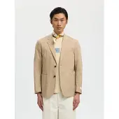 Selected Coupe Classique En Coton Blazer Homme Gris 48