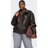 ONLY Veste mi-saison 'CARNew Julia' brun foncé