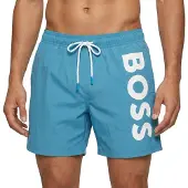 BOSS pour homme. 50514502 Maillot de bain turquoise à séchage rapide (S), Beachwear, Polyester