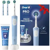 Oral-B PRO VITALITY + TOOTHPASTE + 2 BRUSHES
