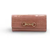 Cheval Firenze Porte-monnaies 'GRANT CROC' rose