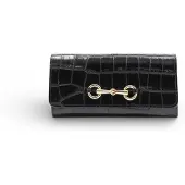 Cheval Firenze Porte-monnaies 'GRANT CROC' noir