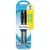 Paper Mate Stylo bille Flexgrip Ultra RT M 2er noir blister (2x)