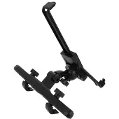 Avizar Support Voiture Tablette - Noir - Fixation Ventouse - Rotatif 360 - Compatible 12-20 cm