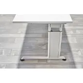 Hjh OFFICE PRO Panneau latéral pour la série MyTable cadre Z argenté