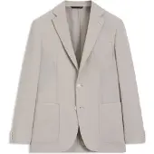 BOSS Blazer Slim en laine vierge à micro motif