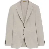 BOSS Blazer Slim en laine vierge et coton