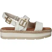 Toms Giana Sandalen Plat - Wit - Maat 37
